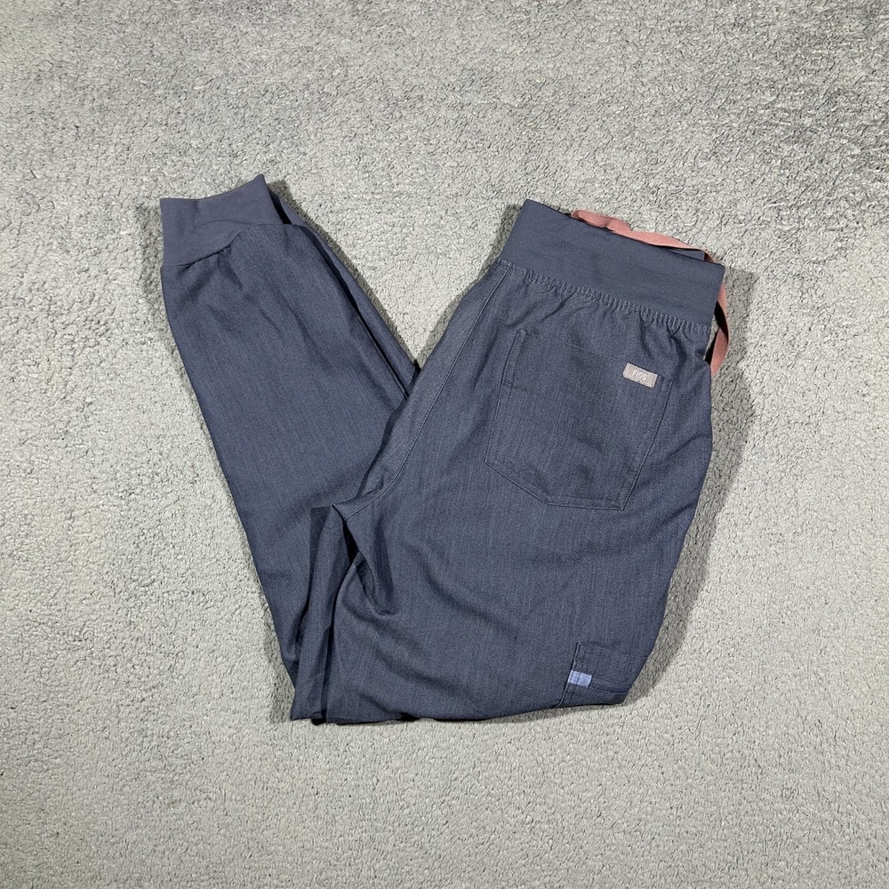 Figs Zamora Gray Jogger Scrub Pants Womens Size Small #2750